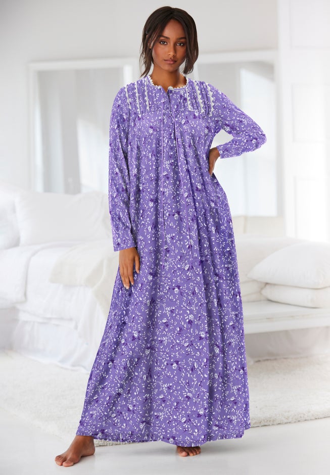Floral Knit Gown  image number 0