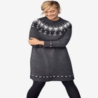 Fair Isle Sweater Dress image number null