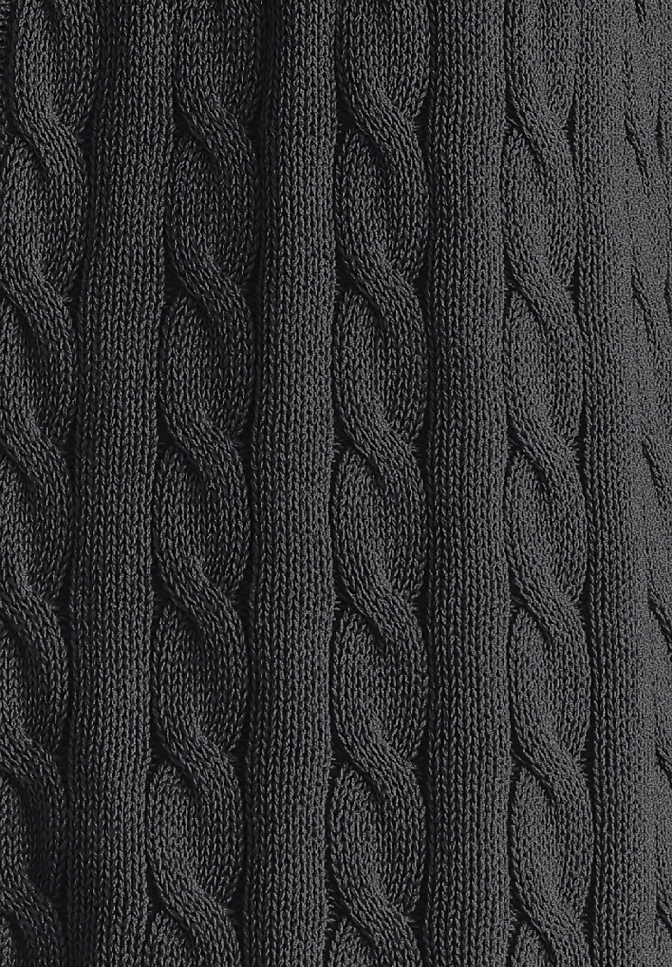 Cotton Cable Knit Cardigan Sweater image number 2