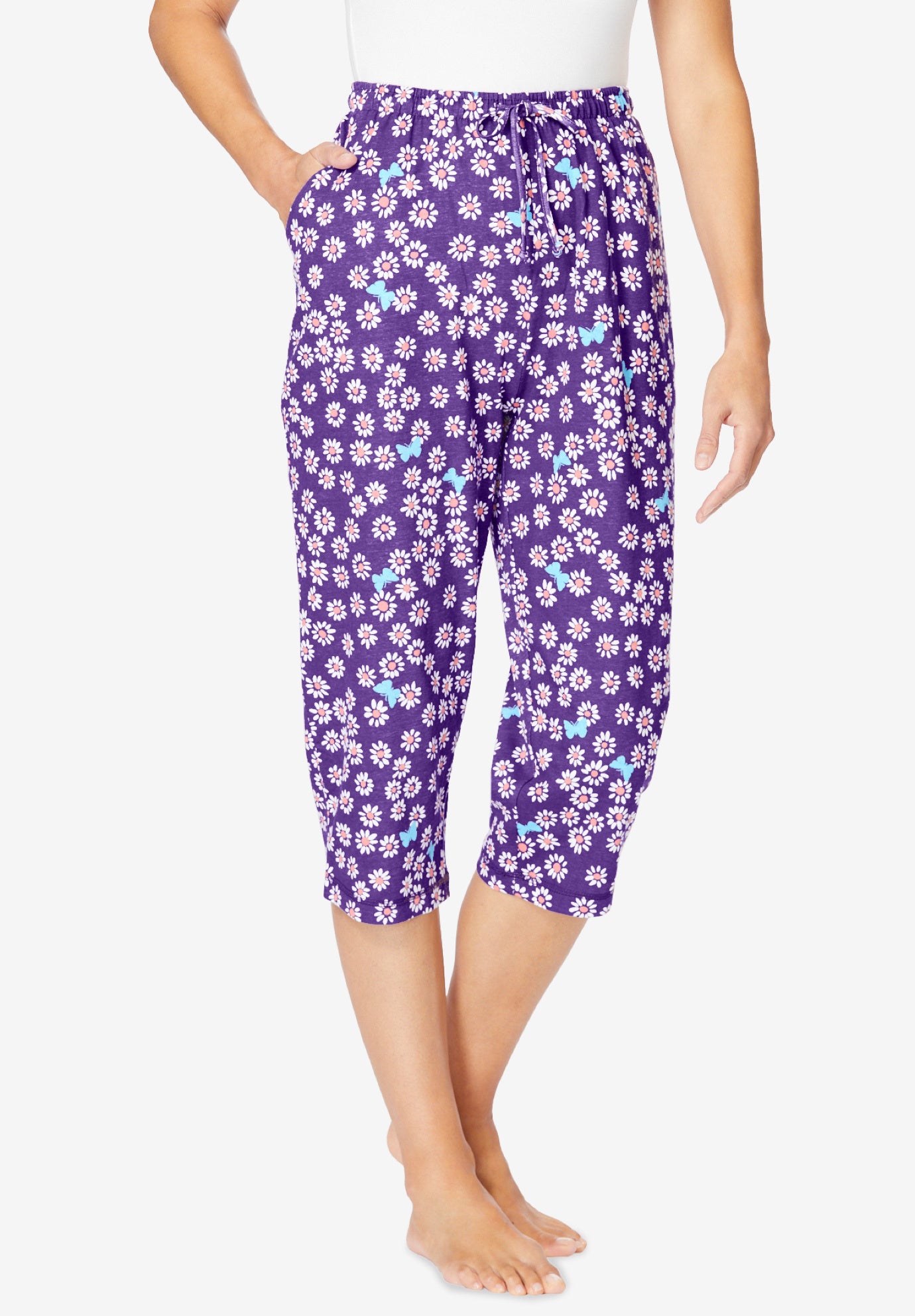 Knit Sleep Capri image number 0