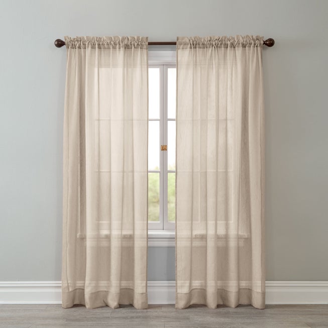 BH Studio Crushed Voile Rod-Pocket Panel image number 0