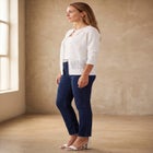 Fine Gauge Eyelet Cardigan image number 1