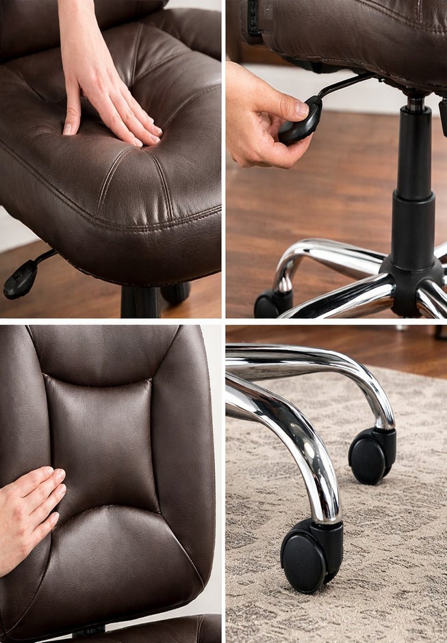 500 lbs. Weight Capacity Armless Office Chair image number 1