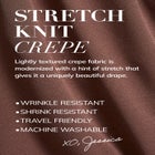 Stretch Knit Crepe Trapeze Tunic image number 4