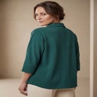 Stretch Knit Crepe Trapeze Tunic image number 1