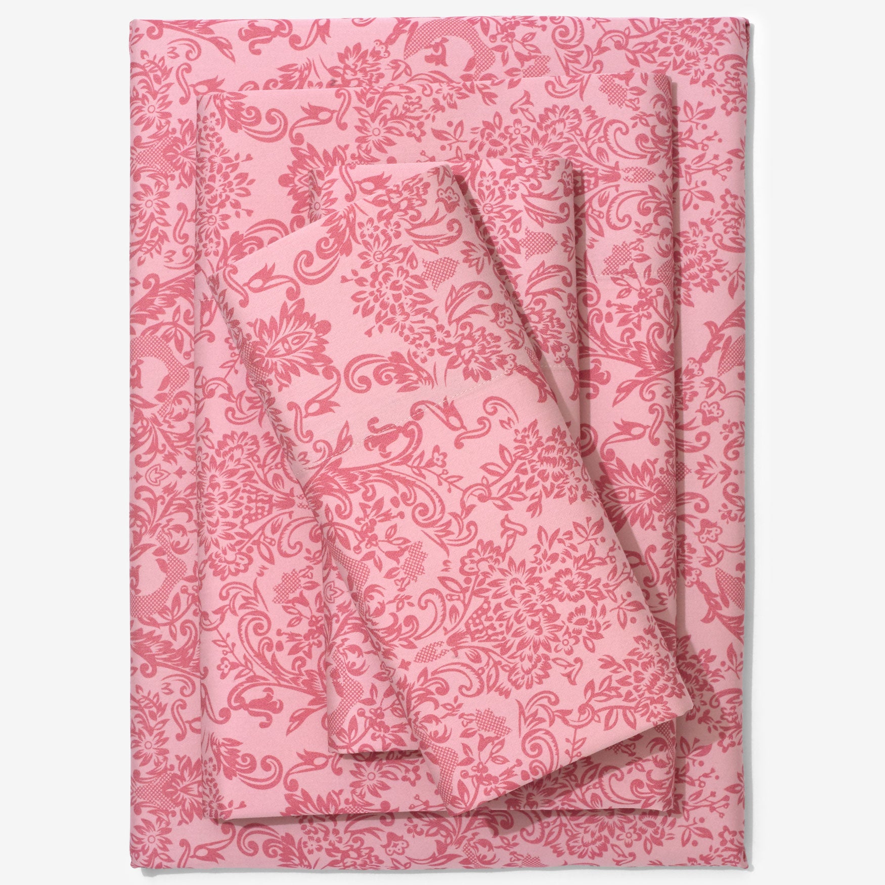 Printed Damask 6-PC. Sheet Set image number 0
