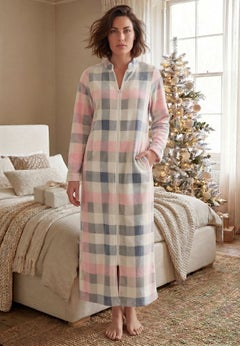 Plush Zip-Front Robe