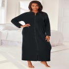 Plush Zip-Front Robe image number null