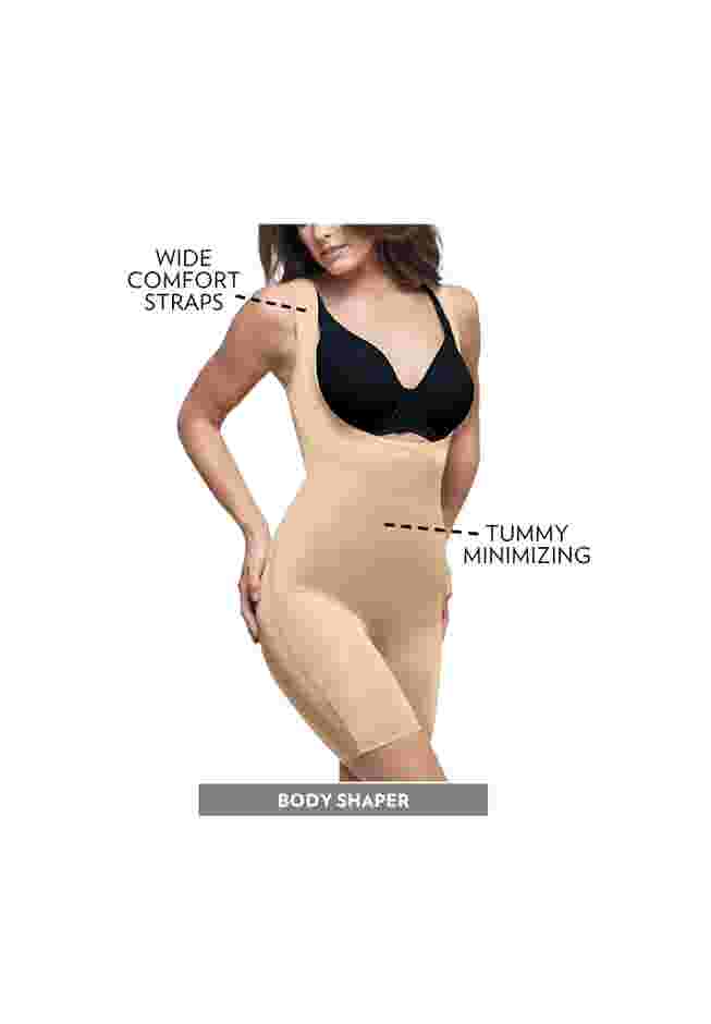 Power Shaper Firm Control Wear-Your-Own-Bra Body Shaper image number 2