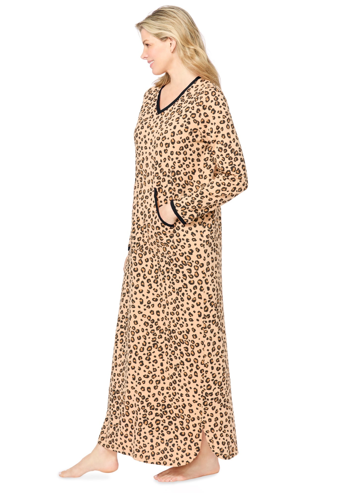 Long Printed Sleep Shirt  image number 2