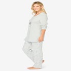 Avenue Body Three-Quarter Sleeve Pajama Set image number null