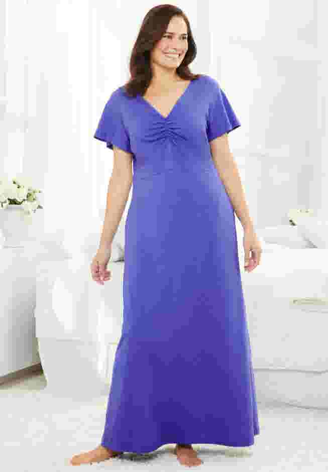 Avenue Body Ruche Maxi Gown image number 4