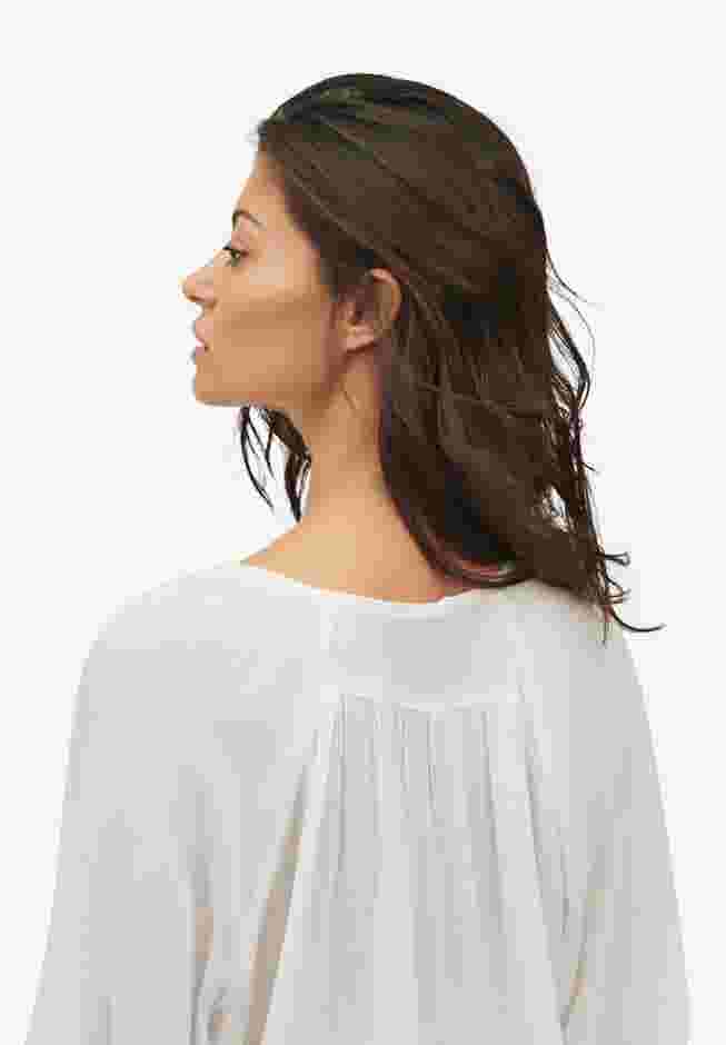 Crinkle Tie-Front Blouse image number 1