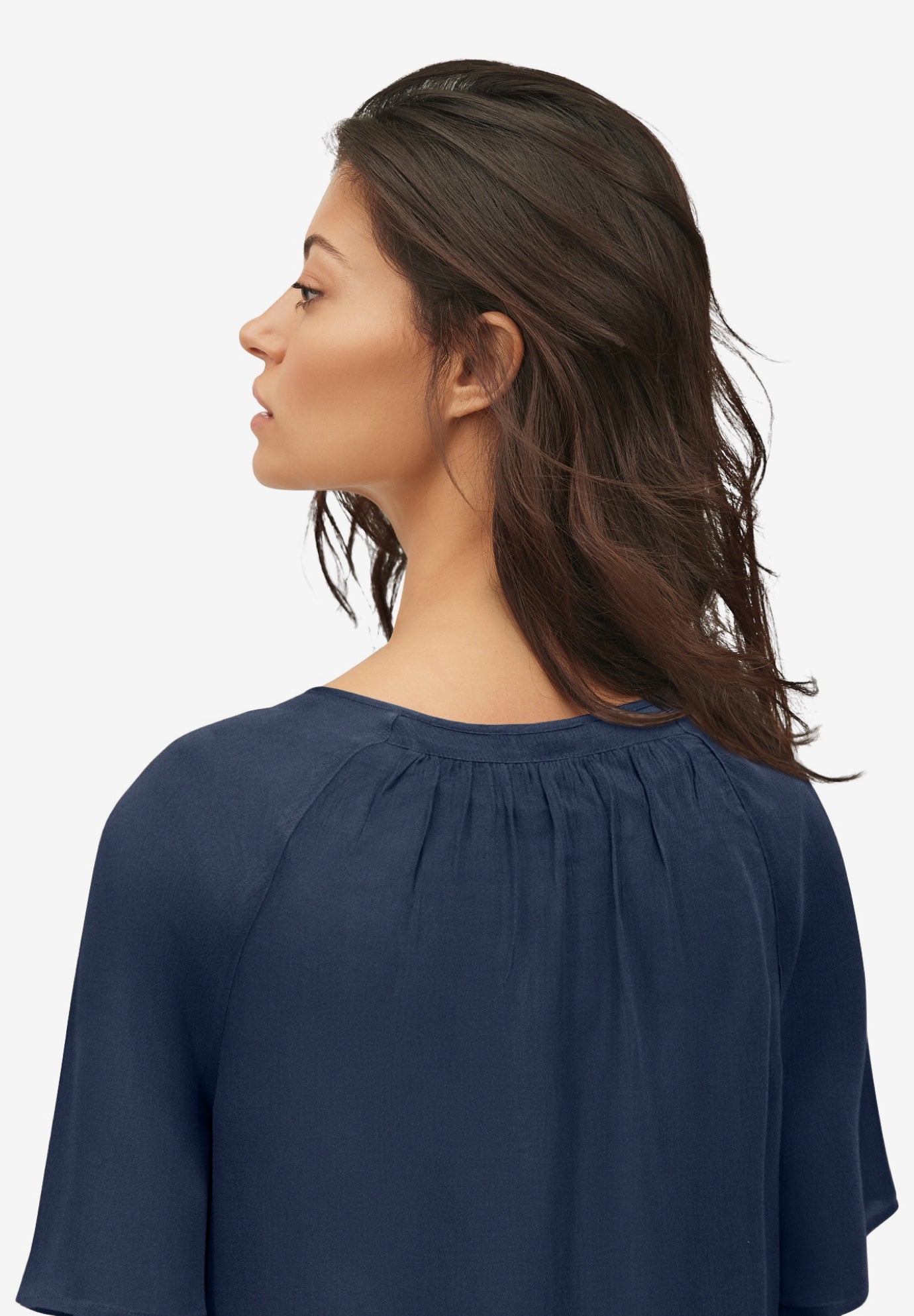 Crinkle Tie-Front Blouse image number 1