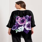 Printed Asymmetric Blouse image number 1