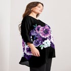 Printed Asymmetric Blouse image number 2