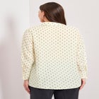 Signature Button Front Blouse image number null