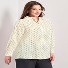 Signature Button Front Blouse image number null