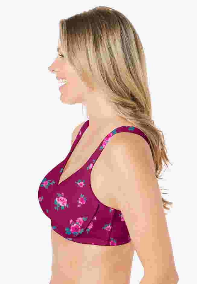 Cotton Wireless Lightly Padded T-Shirt Bra image number 2