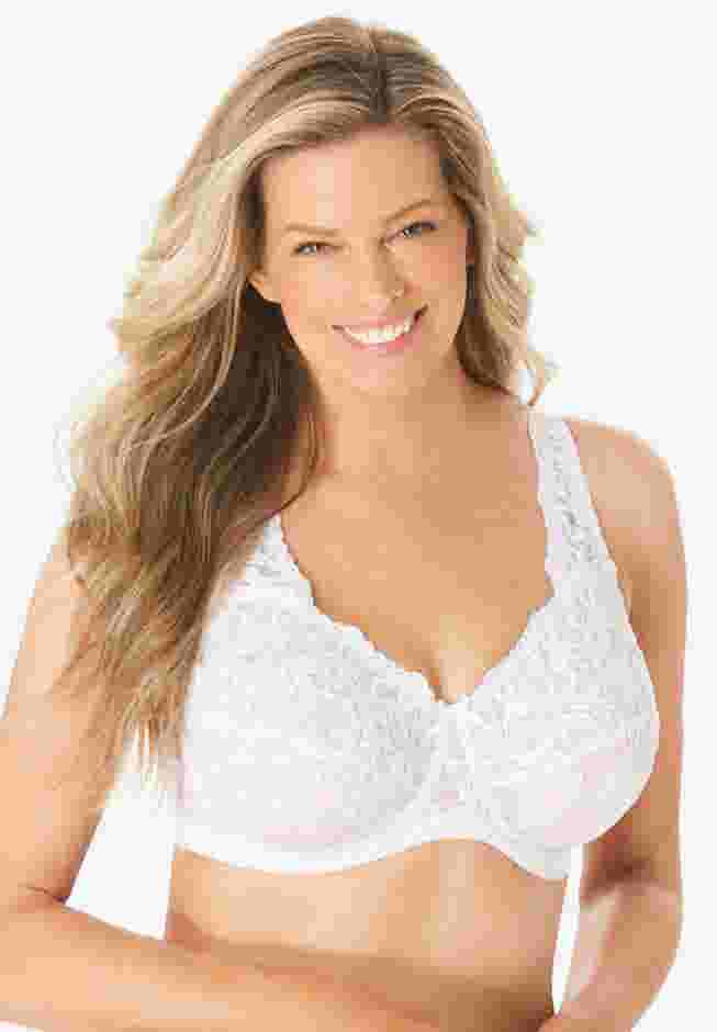Embroidered Underwire Bra image number 0