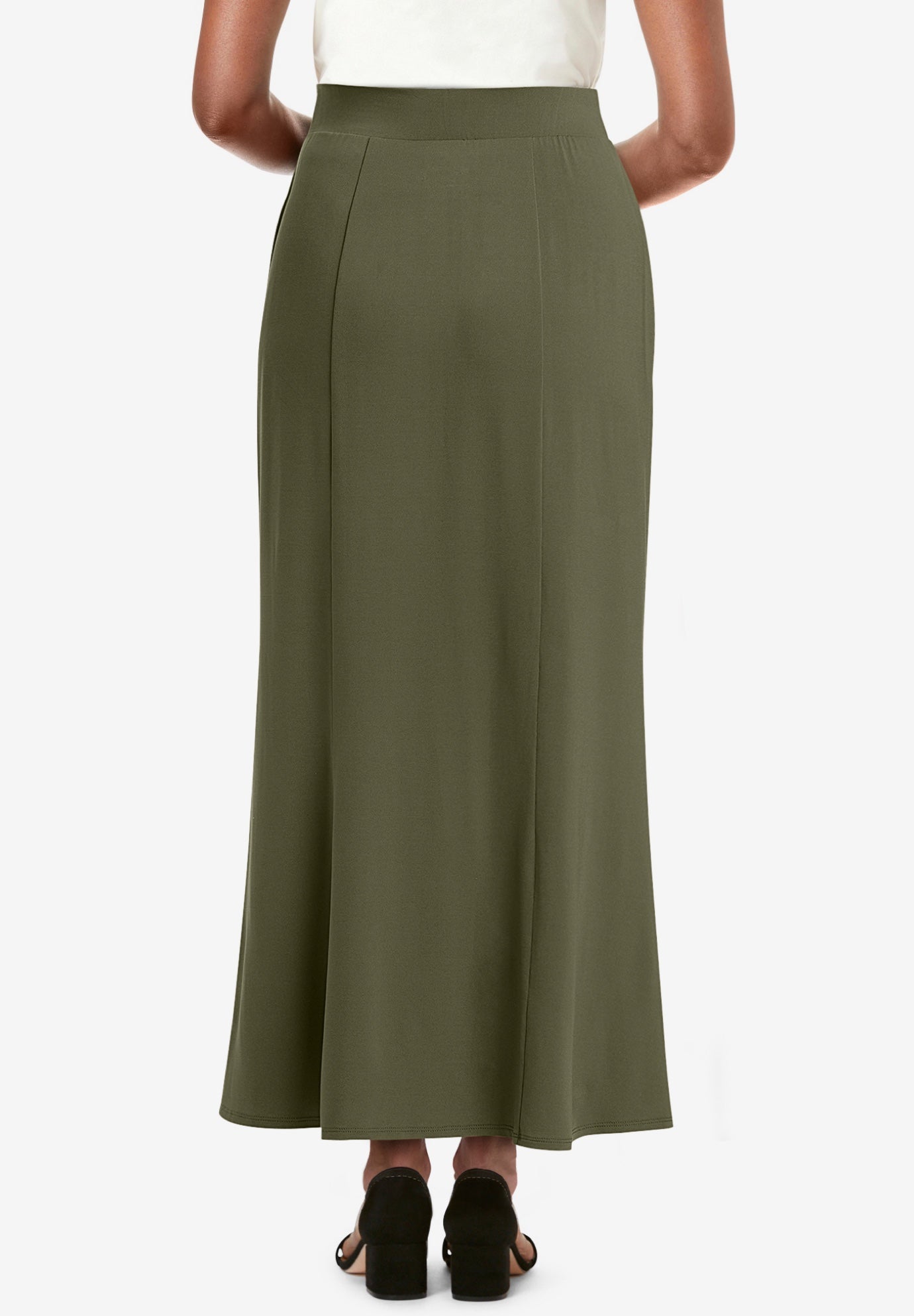 Stretch Knit Maxi Skirt image number 2