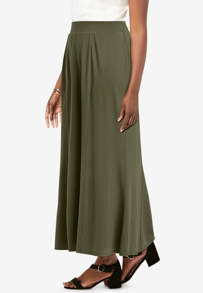 Stretch Knit Maxi Skirt image number 1