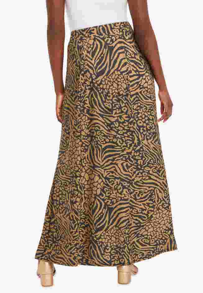 Stretch Knit Maxi Skirt image number 2