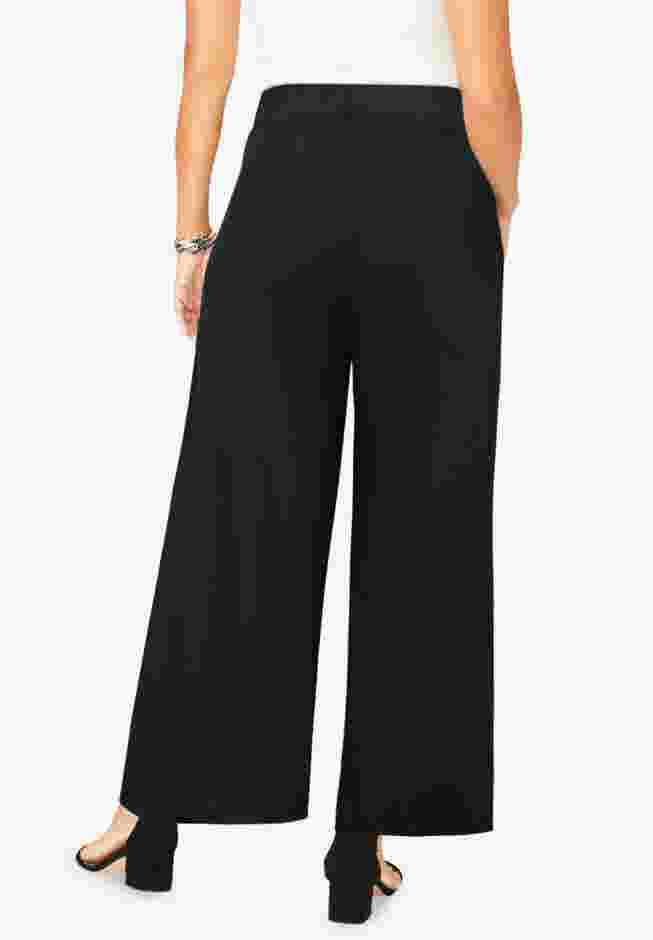 Stretch Knit Wide Leg Pant image number 2
