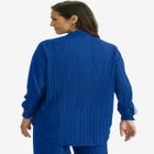 Plisse Button-Front Blouse image number null