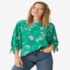 3/4 Tie-Sleeve Blouse image number null