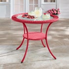 Roma All-Weather Resin Wicker Bistro Table image number null