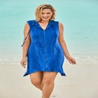 Sleeveless Terry Cover Up  image number null