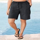 Taslon&reg; Cover Up Board Shorts with Built-In Brief image number null