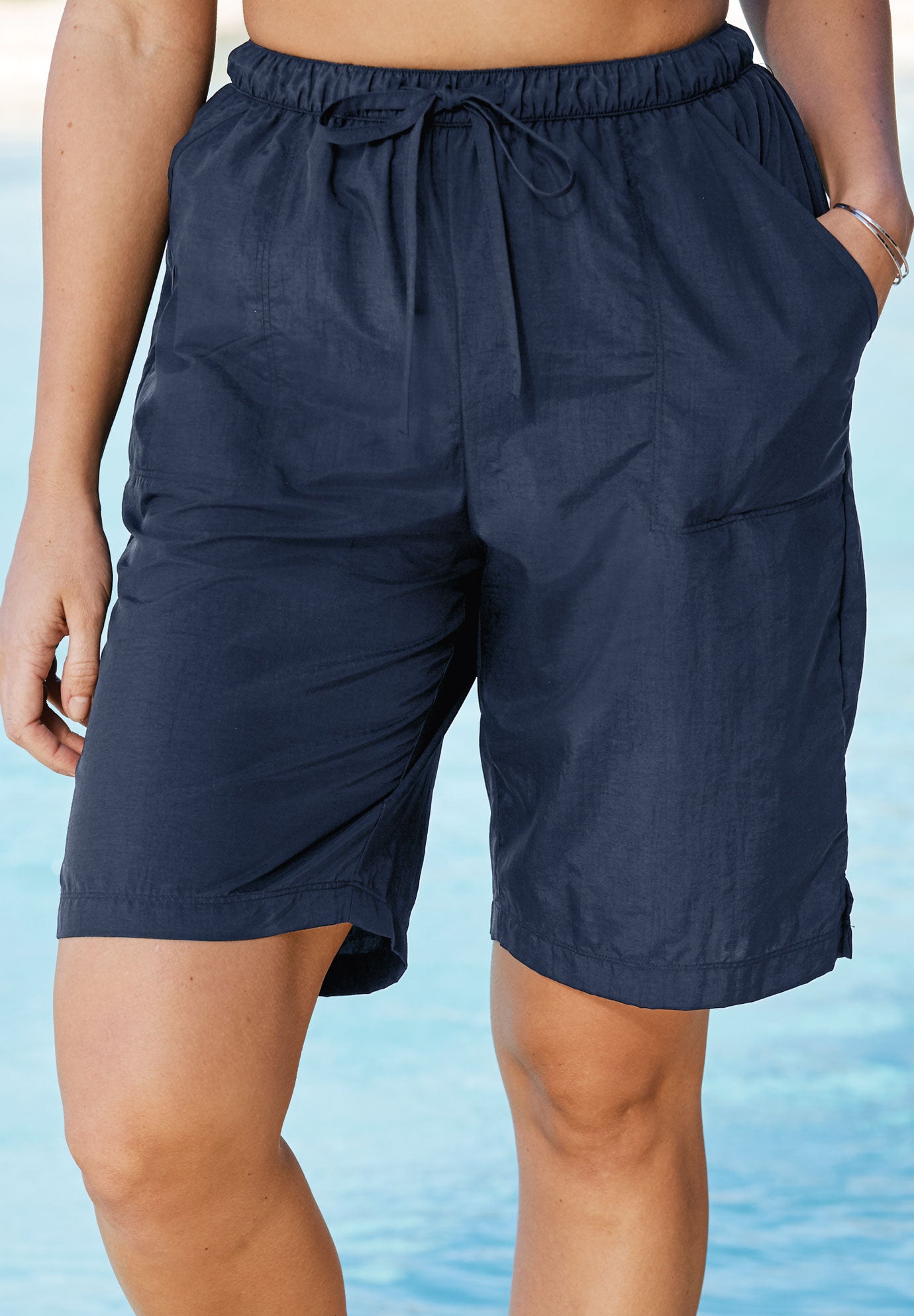 Taslon® Cover Up Board Shorts with Built-In Brief image number 0