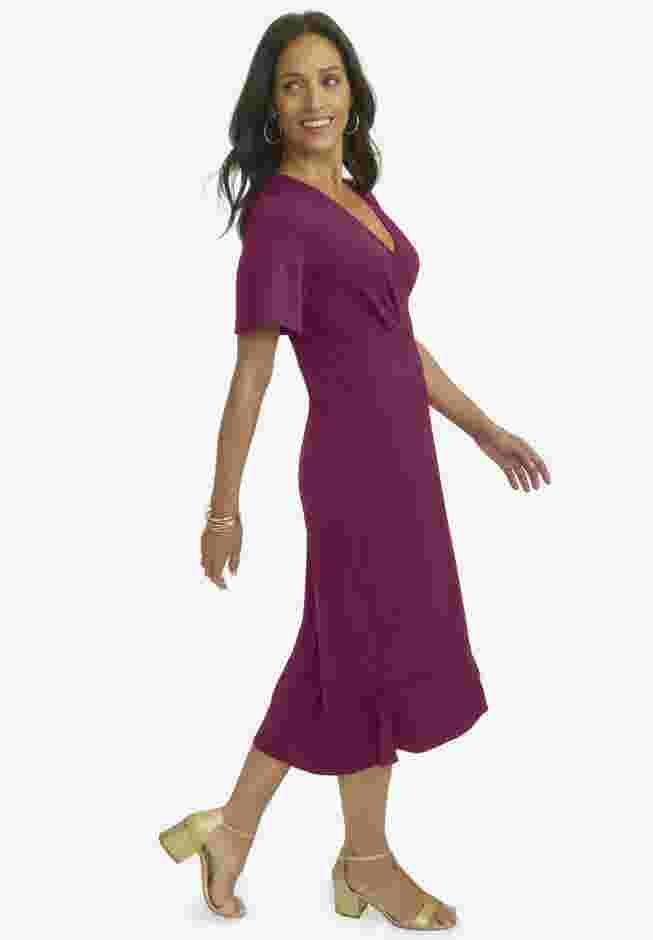 Flounce Hem Midi Dress image number 2