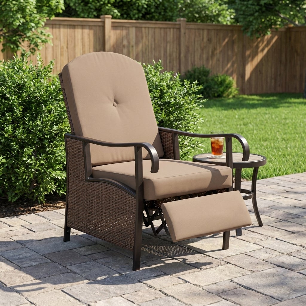 Oversized Outdoor Recliner image number 0