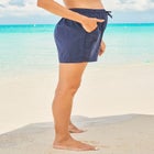 Taslon® Cover Up Bottom with Elastic Waist image number null