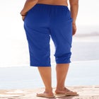 Taslon® Cover Up Capri Pant image number null