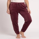 Stretch Velour Jogger Pull-on Pants image number 0