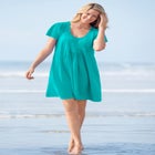 Box-Pleat Cover Up image number 0