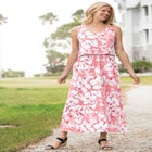 Layered Popover Maxi Dress image number null