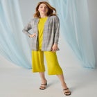 Stretch Knit Open Front Knit Topper image number 1