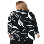 Stretch Knit Open Front Knit Topper image number null