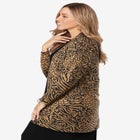 Stretch Knit Open Front Knit Topper image number null