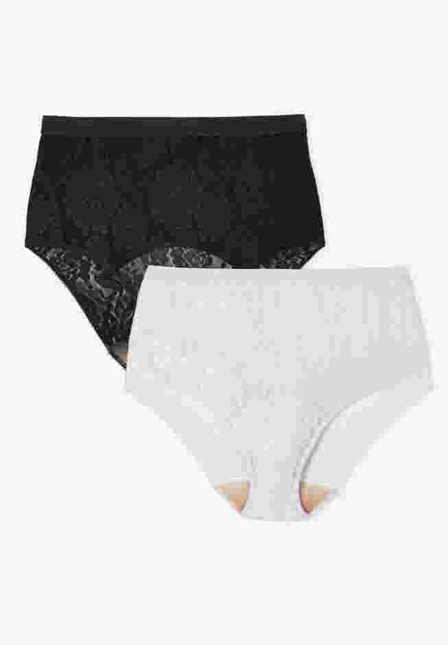 Lace Incontinence Brief 2-Pack image number 0