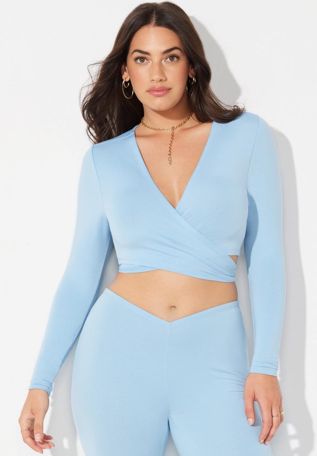 The '70s Tie Front Top image number 5