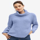 Chenille Turtleneck Sweater image number null