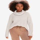 Chenille Turtleneck Sweater image number null