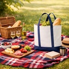 Tote Bag With Free Throw image number null