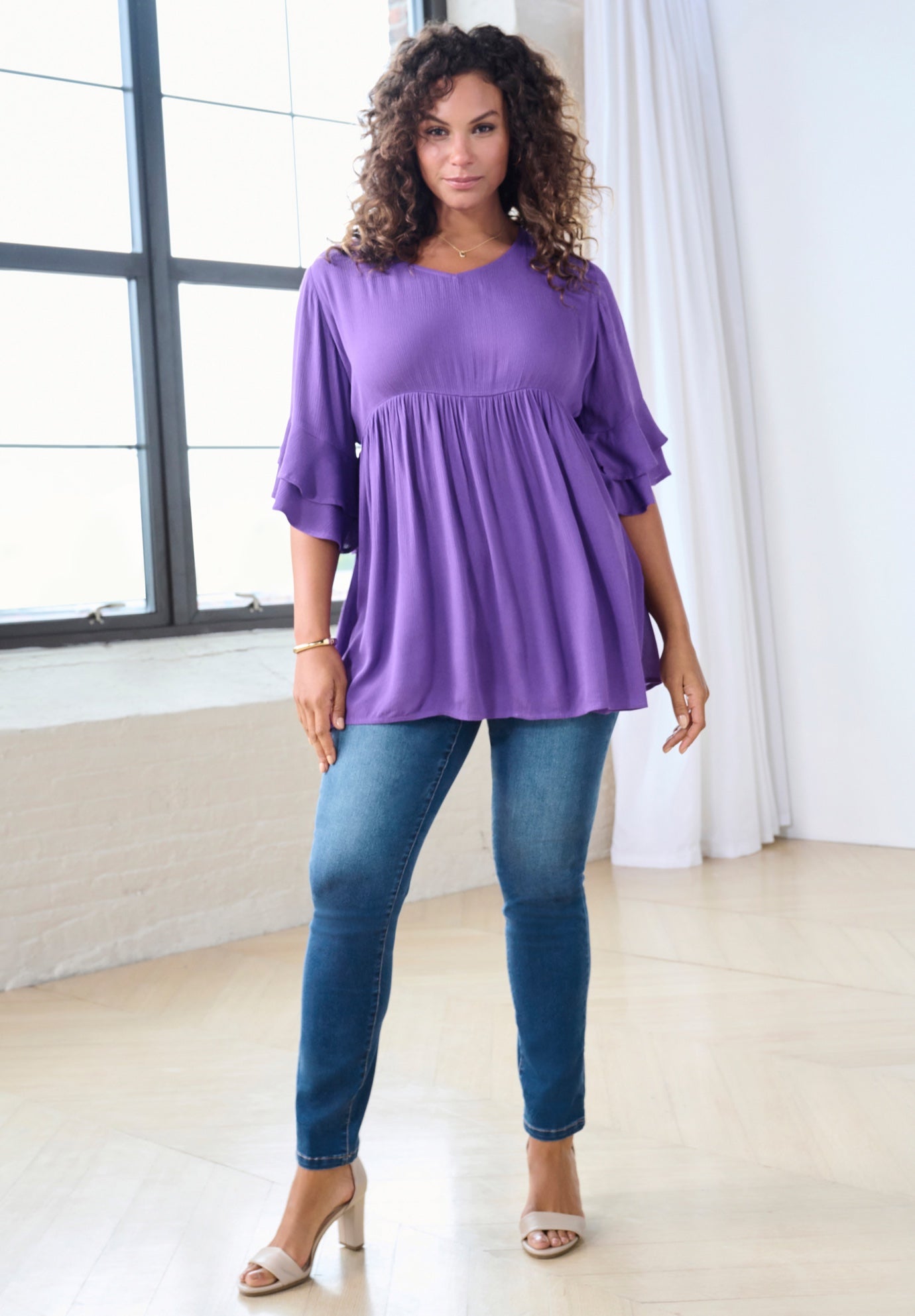 Plus Size 360&deg; Stretch Straight Leg Jean image number 3